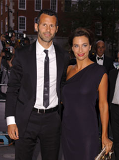 Ryan Giggs and his wife Stacey