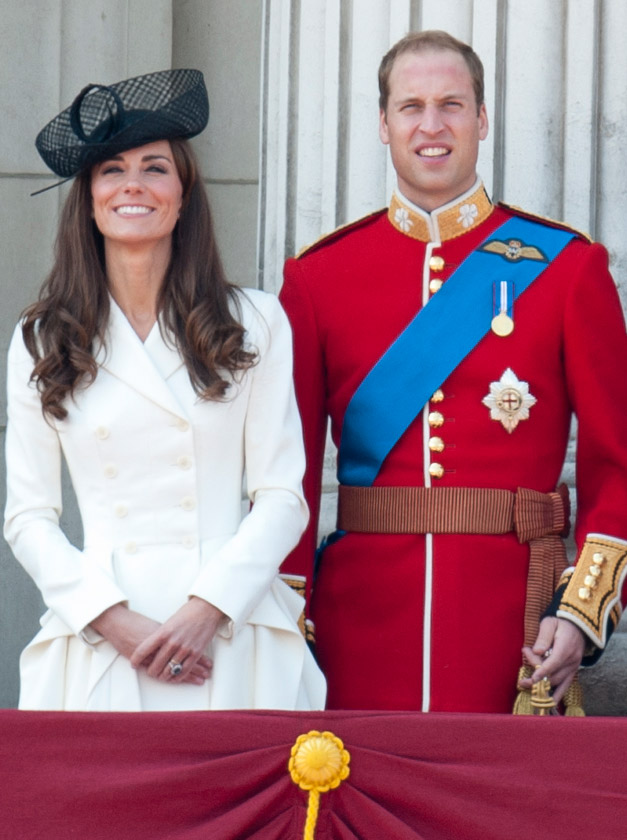 Kate Middleton and Prince William Trooping the Colour
