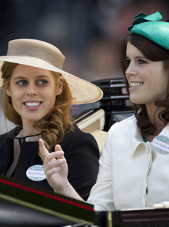 Princess Beatrice and Princess Eugenie - Royal Ascot 2011 - Ascot pics
