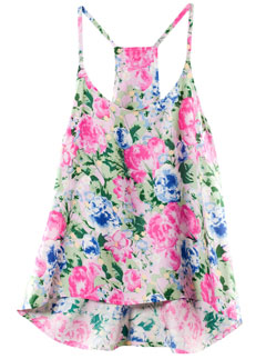 H&M floral vest top