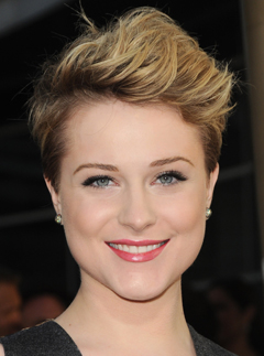 Evan Rachel Wood debuts new pixie haircut - new harido