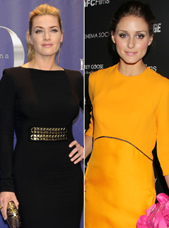 Kate Winslet and Olivia Palermo in Victoria Beckham dresses