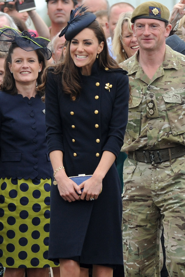 The Duke and Duchess of Cambridge - The Duke and Duchess of Cambridge visit Victoria Barracks - Prince William Kate Middleton - Prince William - Kate Middleton - Duchess of Cambridge - Duke of Cambridge - Marie Claire - Marie Claire UK