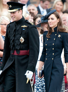 The Duke and Duchess of Cambridge - The Duke and Duchess of Cambridge visit Victoria Barracks - Prince William Kate Middleton - Prince William - Kate Middleton - Duchess of Cambridge - Duke of Cambridge - Marie Claire - Marie Claire UK