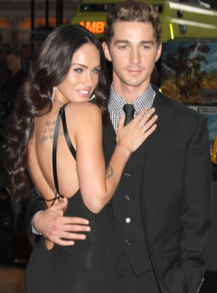 Megan Fox and Shia Labeouf - Shia Labeouf admits Megan Fox fling - Marie Claire - Marie Claire UK