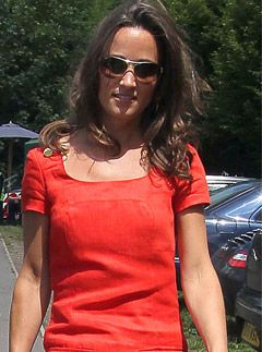 Pippa Middleton - Style star Pippa Middleton?s red dress sells out in stores - Pippa Middleton Hobbs Dress - Pippa Middleton Red Dress - Pippa Middleton Style - Marie Claire - Marie Claire UK