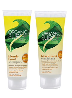 Organic Surge blonde boost haircare