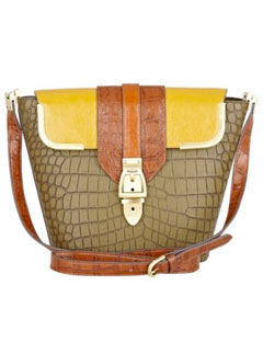 River Island croc print bag 