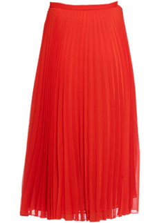 Whistles red Carrie skirt