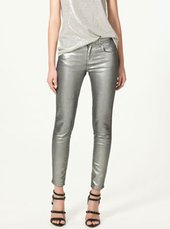 Zara silver trousers LP