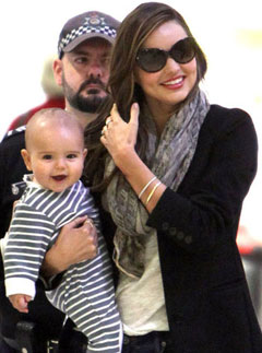 Miranda Kerr and baby son Flynn Bloom