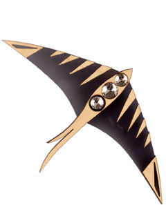 Holly Fulton swallow brooch LP