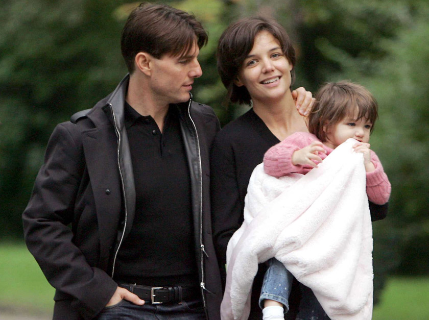Tom Cruise, Katie Holmes & Suri Cruise - Tom Cruise - Katie Holmes - Suri Cruise - Katie Holmes Suri - Suri Cruise Style - Katie Holmes Style - Marie Claire - Marie Claire UK