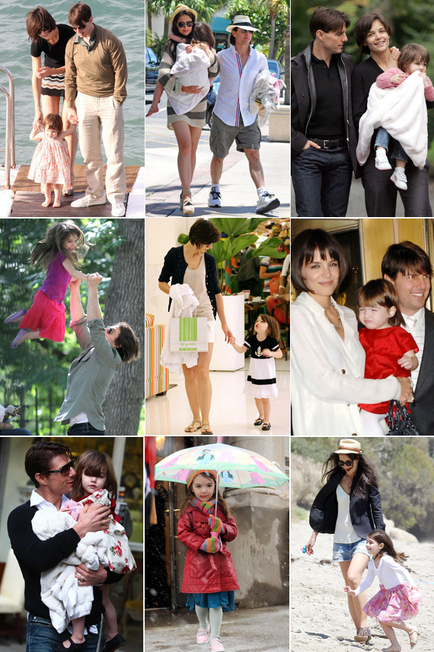 Tom Cruise, Katie Holmes & Suri Cruise - Tom Cruise - Katie Holmes - Suri Cruise - Katie Holmes Suri - Suri Cruise Style - Katie Holmes Style - Marie Claire - Marie Claire UK