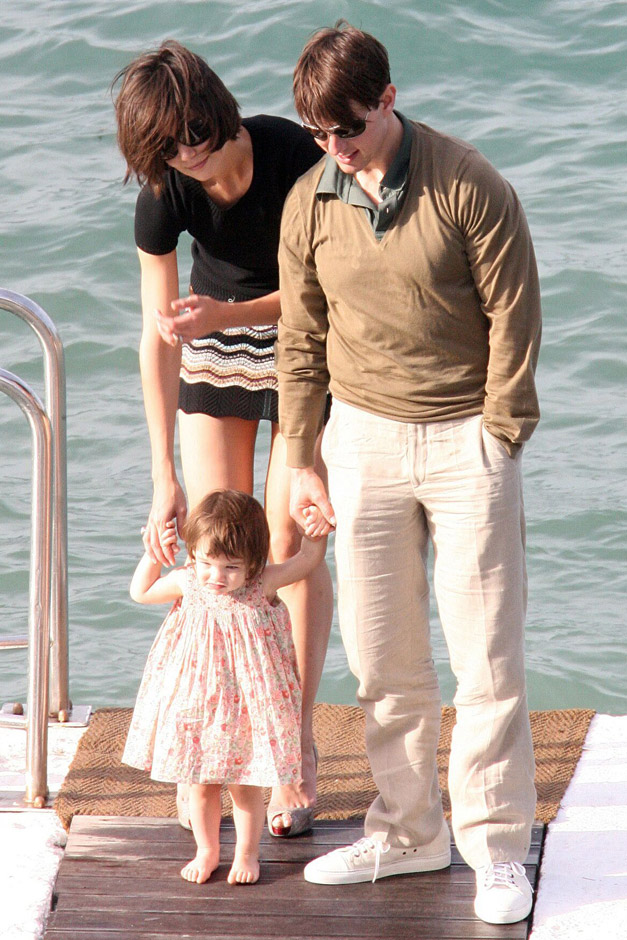 Tom Cruise, Katie Holmes & Suri Cruise - Tom Cruise - Katie Holmes - Suri Cruise - Katie Holmes Suri - Suri Cruise Style - Katie Holmes Style - Marie Claire - Marie Claire UK