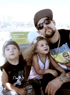 Joel, Sparrow & Harlow Madden - Joel Madden - Sparrow Madden - Harlow Madden - Nicole Richie - Marie Claire - Marie Claire UK