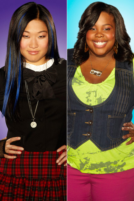 Jenna Ushkovitz & Amber Riley - Glee Interview: Jenna Ushkovitz & Amber Riley - Jenna Ushkovitz - Amber Riley - Glee - Marie Claire Glee interviews - Marie Claire - Marie Claire UK