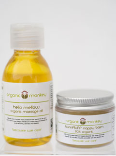 Organic Monkey baby massage oil