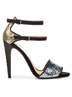 Zara glitter heels