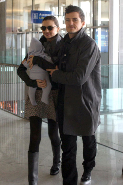 Miranda Kerr and Orlando Bloom 