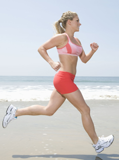 woman jogging (LP)