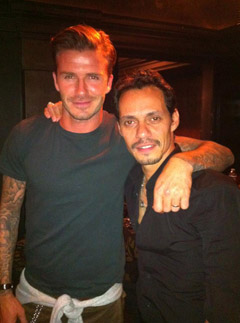 David Beckham & Marc Anthony - Marie Claire - Marie Claire UK