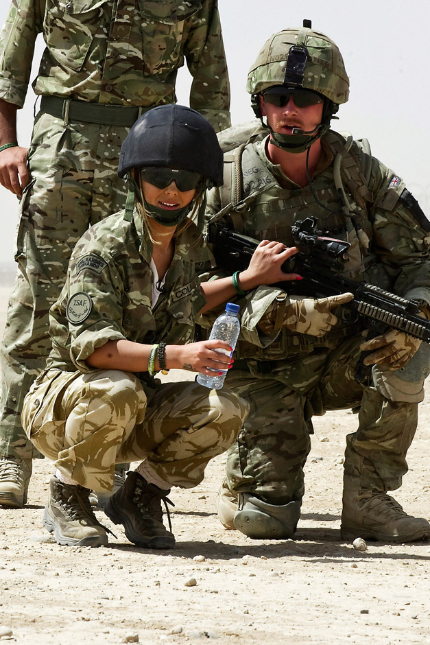 Cheryl Cole - Cheryl Cole in Afghanistan - Marie Claire - Marie Claire UK