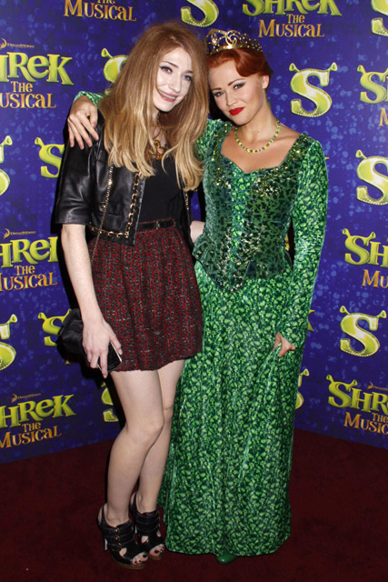 Cheryl Cole, Nicola Roberts & Kimberley Walsh - Cheryl Cole - Nicola Roberts - Kimberley Walsh - Shrek - Shrek debut - Shrek the Musical - Girls Aloud - Marie Claire - Marie Claire UK