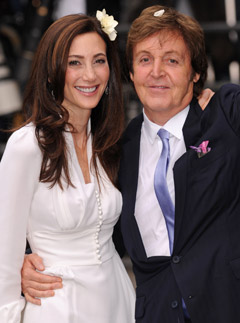 Paul McCartney & Nancy Shevell - Paul McCartney marries Nancy Shevell - Paul McCartney wedding - Marie Clarie - Marie Claire UK