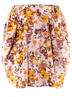 H&M floral print skirt - fashion - shopping - style - highstreet - high street