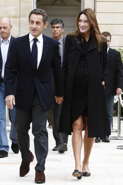 Carla Bruni, Nicolas Sarkozy, Giulia Sarkozy, French President, Carla Bruni Sarkozy