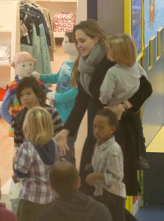 Angelina Jolie - Gorgeous pics! Angelina Jolie's Budapest family outing - Angelina Jolie Budapest - Brad Pitt - Angelina Jolie children - Marie Claire - Marie Claire UK