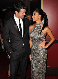 Nicole Scherzinger and Steve Jones 