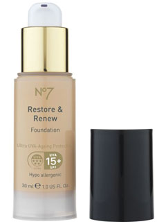 No7 Restore and Renew foundation - makeup - make up