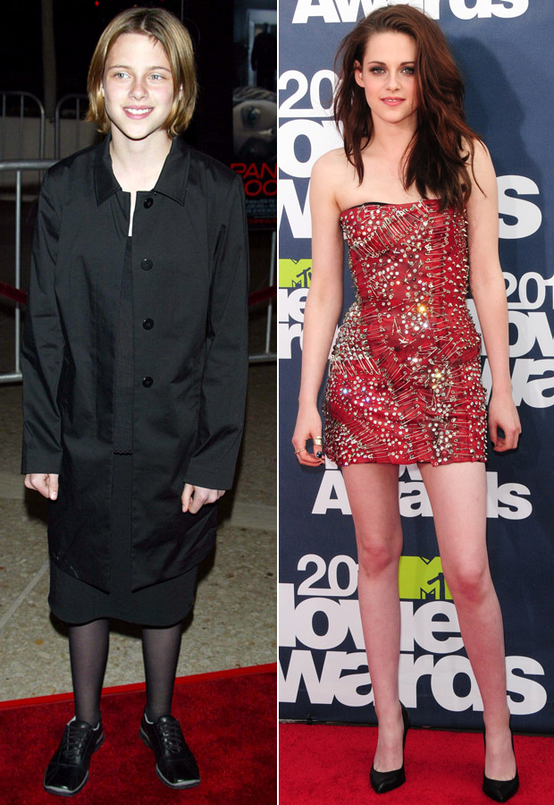 Kristen Stewart - Twilight Stars: Then and Now - Twilight - Twilight Breaking Dawn - Breaking Dawn - Premiere - Robert Pattinson - Kristen Stewart - Taylor Lautner - Marie Claire - Marie Claire UK