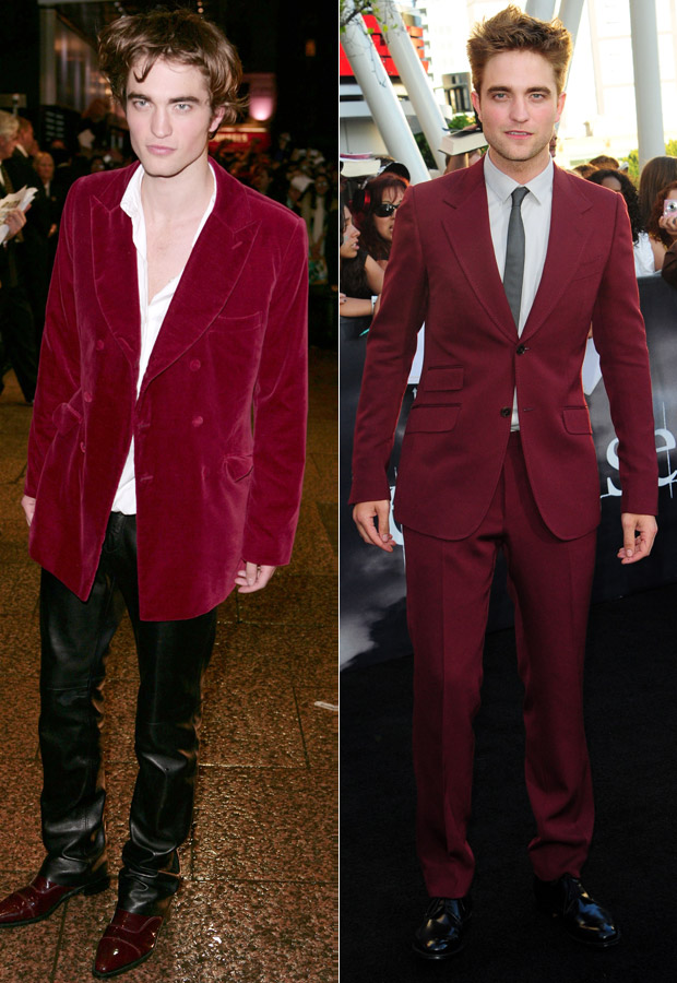Robert Pattinson - Twilight Stars: Then and Now - Twilight - Twilight Breaking Dawn - Breaking Dawn - Premiere - Robert Pattinson - Kristen Stewart - Taylor Lautner - Marie Claire - Marie Claire UK
