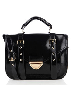 Warehouse patent satchel, �40 - Fashion Buy of the Day - Marie Claire - Marie Claire UK
