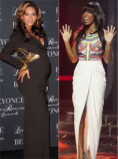 Beyonce and Kelly Rowland 