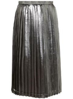 Topshop metallic pleated skirt - fashion - partywear - party fashion