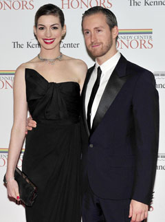 Anne Hathaway and Adam Shulman
