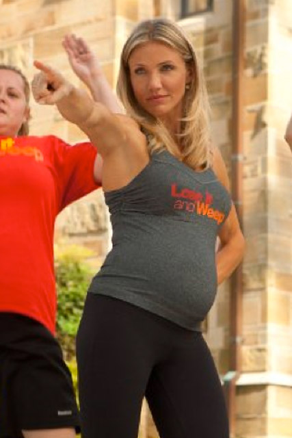 Cameron Diaz - Cameron Diaz debuts baby bump - What To Expect When You're Expecting - Marie Claire - Marie Claire UK
