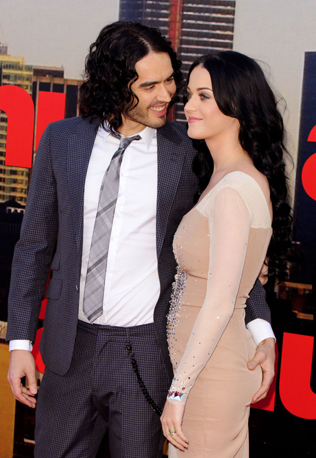 Katy Perry and Russell Brand