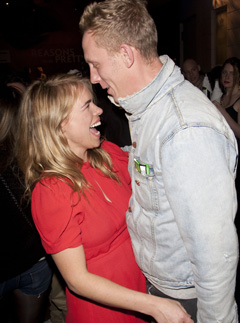 Billie Piper and Laurence Fox