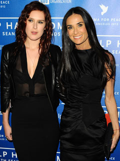 Demi Moore and Rumer Willis - Marie Claire - Marie Claire UK