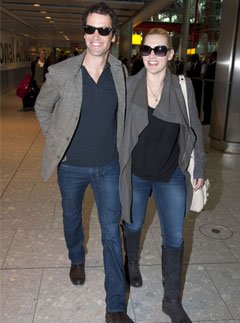 Kate Winslet and Ned RocknRoll at LAX