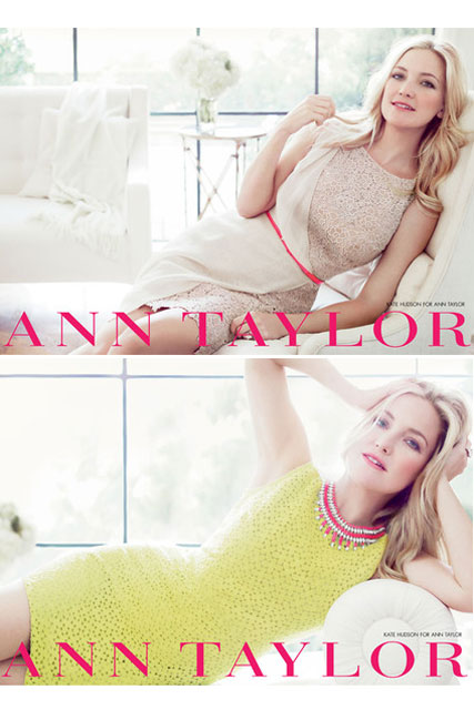 Kate Hudson is the new face of Ann Taylor