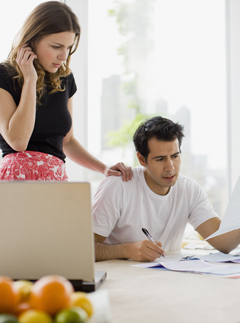 Woman worrying about bills, financial crisis, first time home buyers, problems for first time home buyers, money stress
