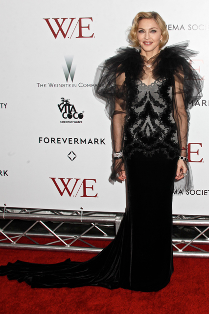 Madonna W.E New York Gremiere, W.E, Madonna, Madonna film, W.E film, Madonna film, Madonna director, Madonna movie, Madonna W.E,Red carpet premieres, W.E film critics, W.E review 