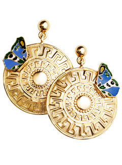 Versace for H&M drop earrings - fashion buy of the day