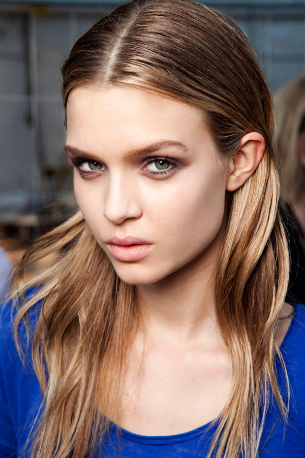 Catwalk Hairstyles Lanvin Wet Look Hair
